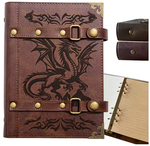 Red Dragon A5 fantasy RPG binder notebook